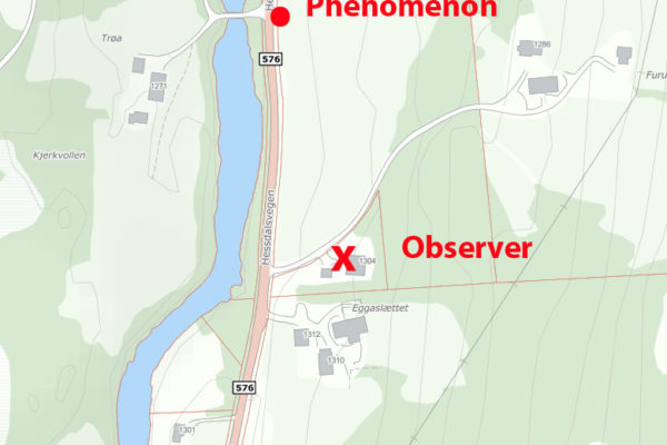 Kart over observasjon
